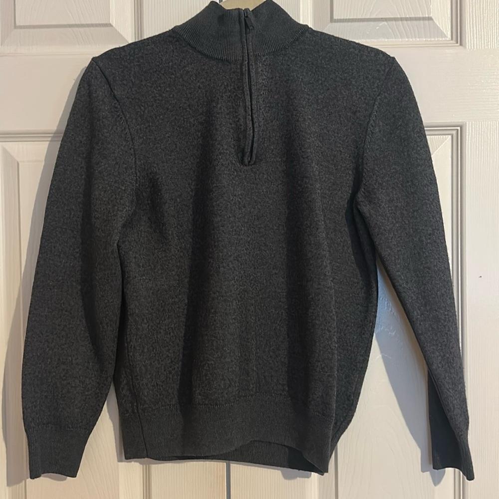 Men’s Alfani Charcoal quarter zip‎ sweater size medium